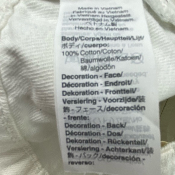 Madewell Rigid Denim A-Line white button fly mini skirt with raw edge sz 27 - Picture 5 of 12